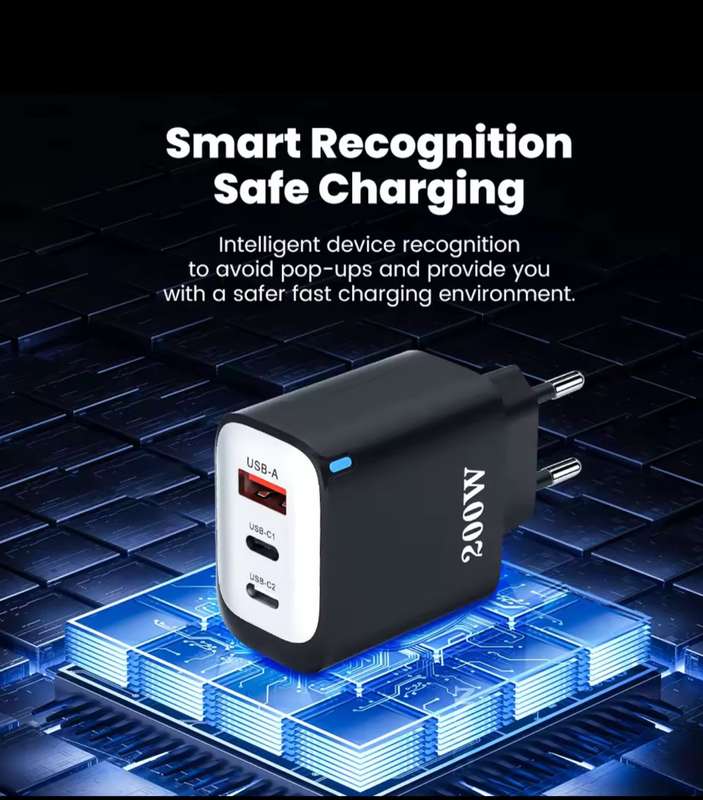 ZS - 200W Fast Charger with Multiple Ports