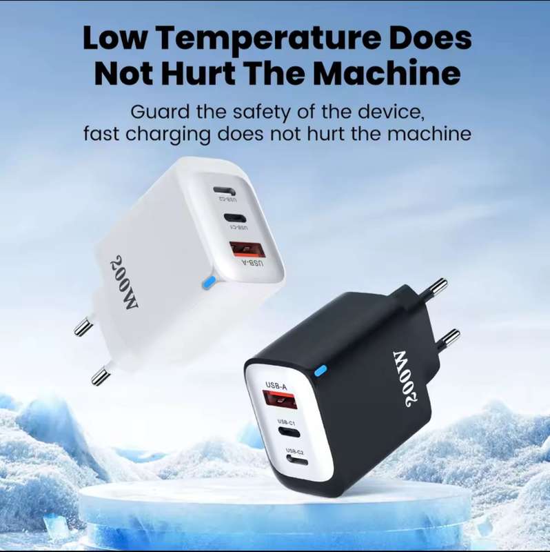 ZS - 200W Fast Charger with Multiple Ports