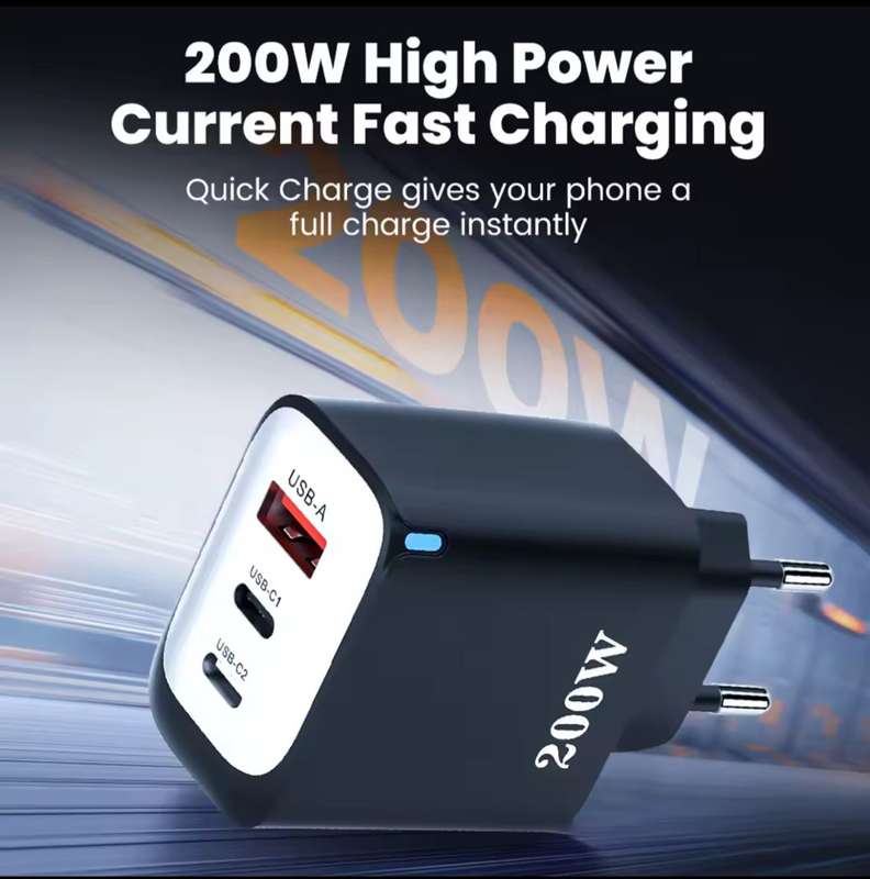 ZS - 200W Fast Charger with Multiple Ports