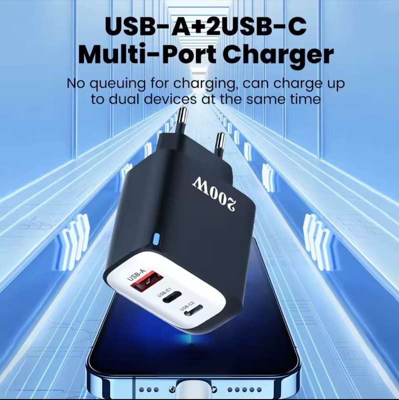 ZS - 200W Fast Charger with Multiple Ports
