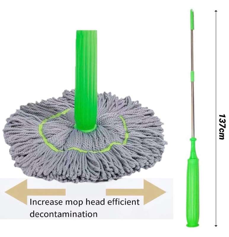 ZS - 360 Rotating Mop With 2 Mop Head