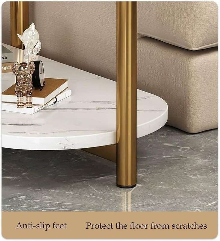 ZS - Sofa Side Table 3-Tier - Black