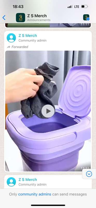 ZS - Multifunctional Folding Mini Washing Machine - Green