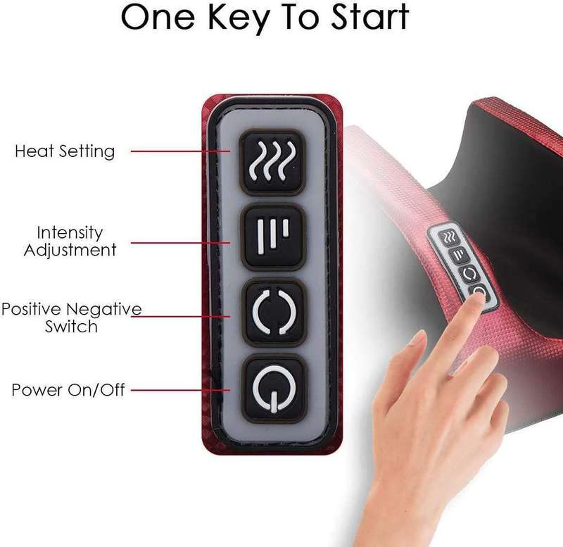 Electric Foot Massager - Red