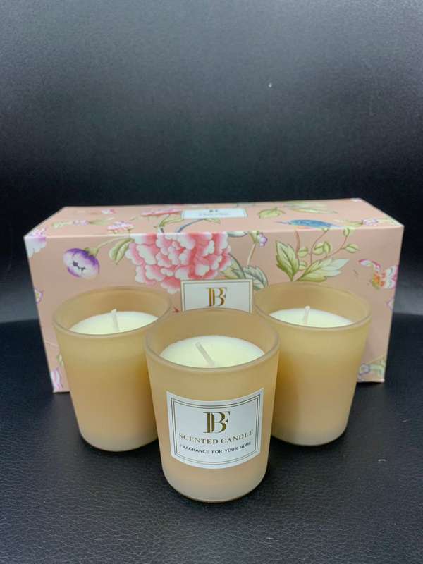 ZS - 3PC Scented Candles Set - Lilac Blossom
