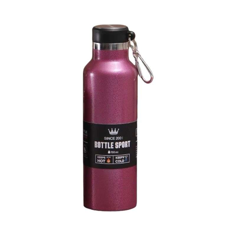ZS - 750ml Travel Hot and Cold Flask Bottle SUS 304 - Silver