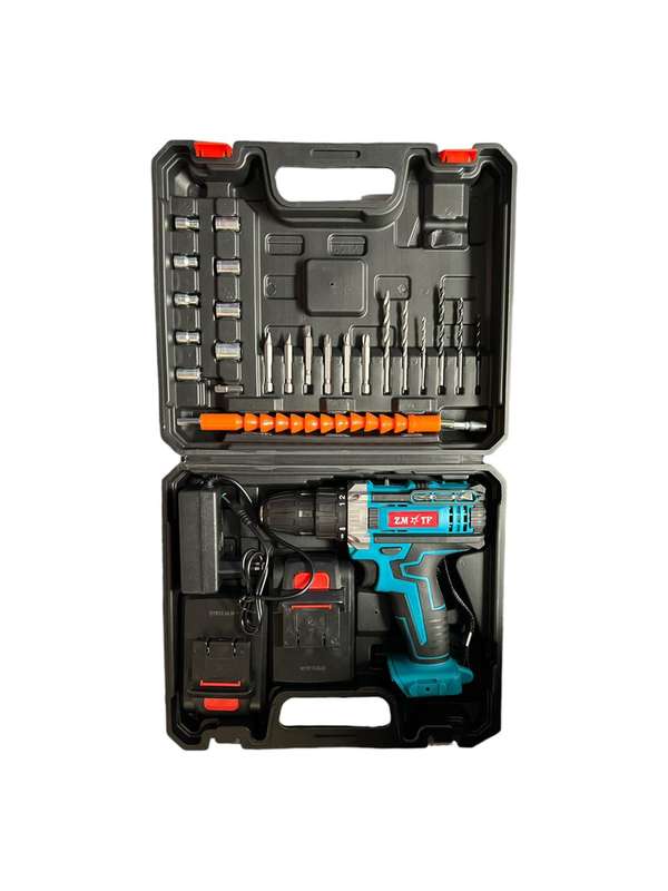 21V Electric Household Drill CORDLESS - Blue