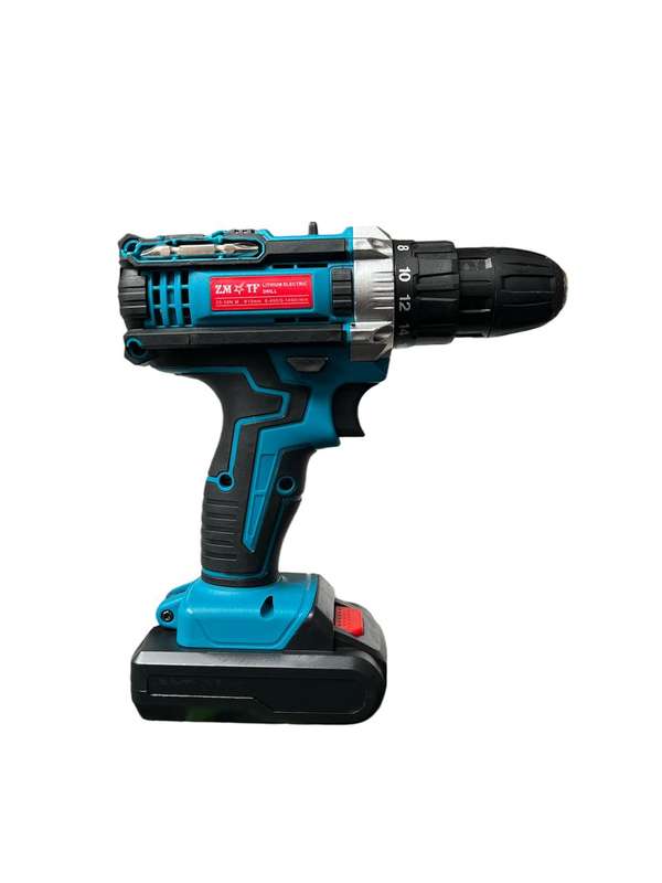 21V Electric Household Drill CORDLESS - Blue