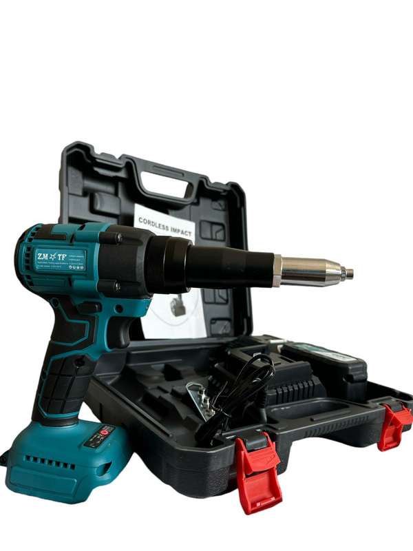 ZS - 48V Cordless Riveting Gun with 2 x Batteries and Charger