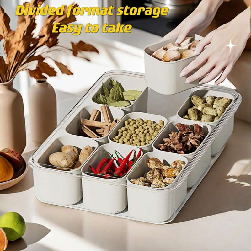 ZS - Multi-Purpose Snack Box - 9 Compartments