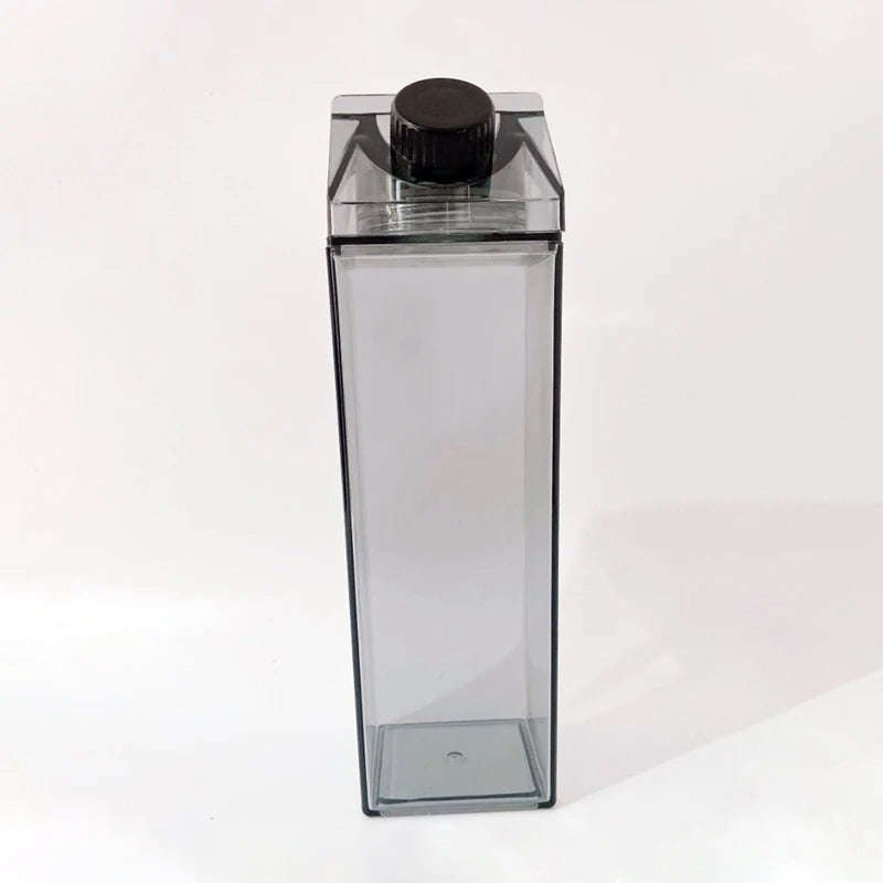 ZS - Milk - Water - Juice Clear Plastic Water Bottle 1L - Orange