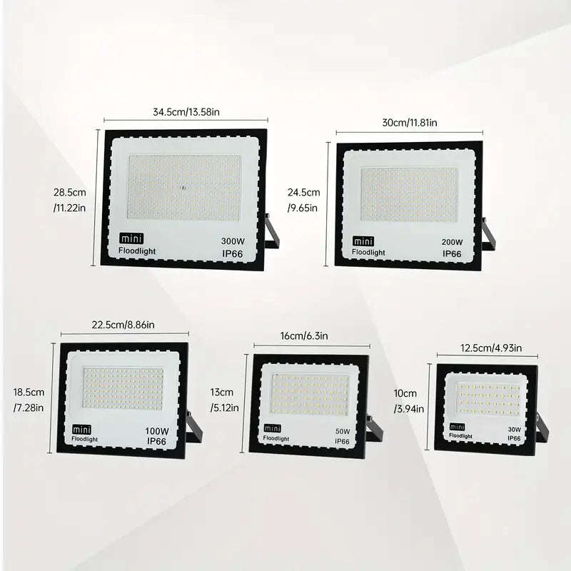 ZS - LED Flood Light Outdoor IP66 Waterproof - 50W