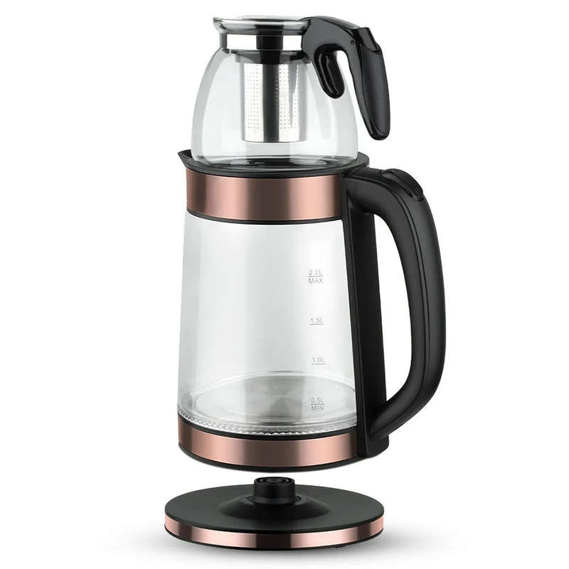 ZS - RAF Electric Kettle with Turkish teapot 0.5L+2.2L