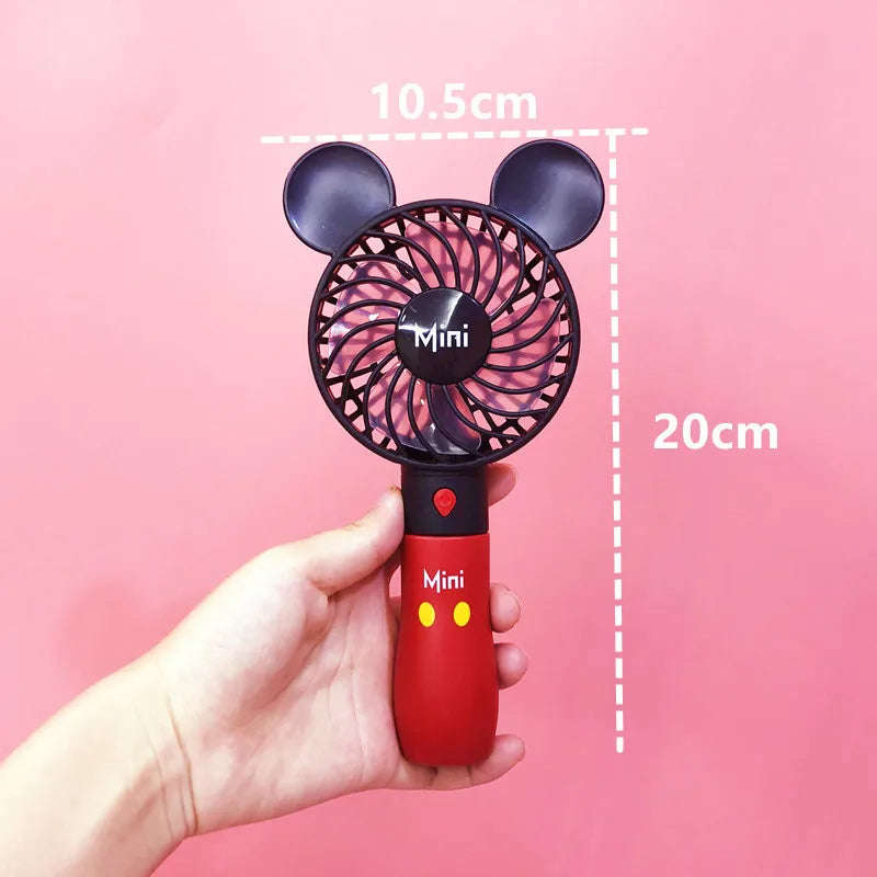 ZS - Kawaii Handheld Mini Rechargeable Fan - Pink