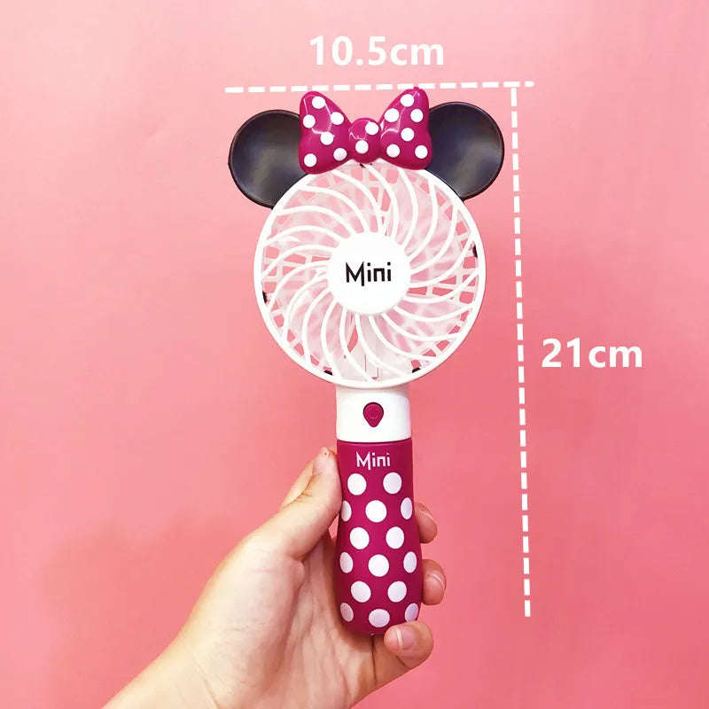 ZS - Kawaii Handheld Mini Rechargeable Fan - Pink