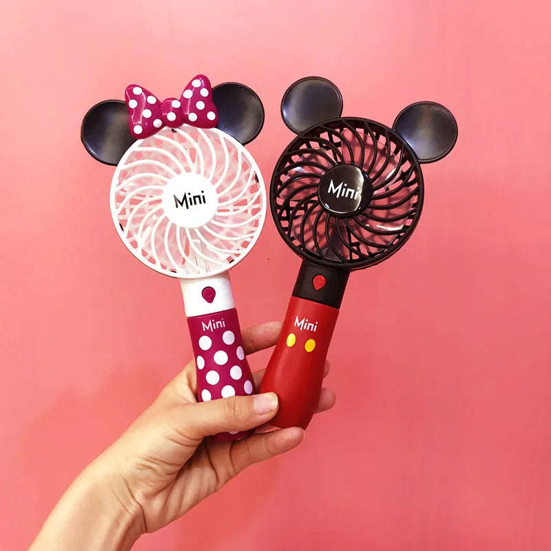ZS - Kawaii Handheld Mini Rechargeable Fan - Pink