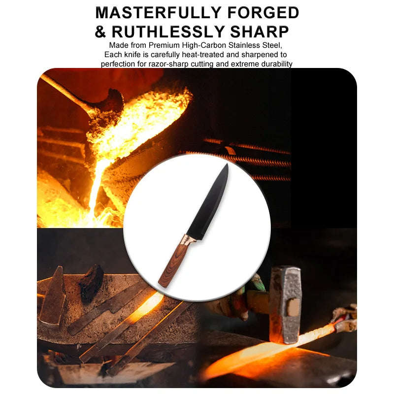 ZS - EREASTHQS 6 Pieces Knife Set