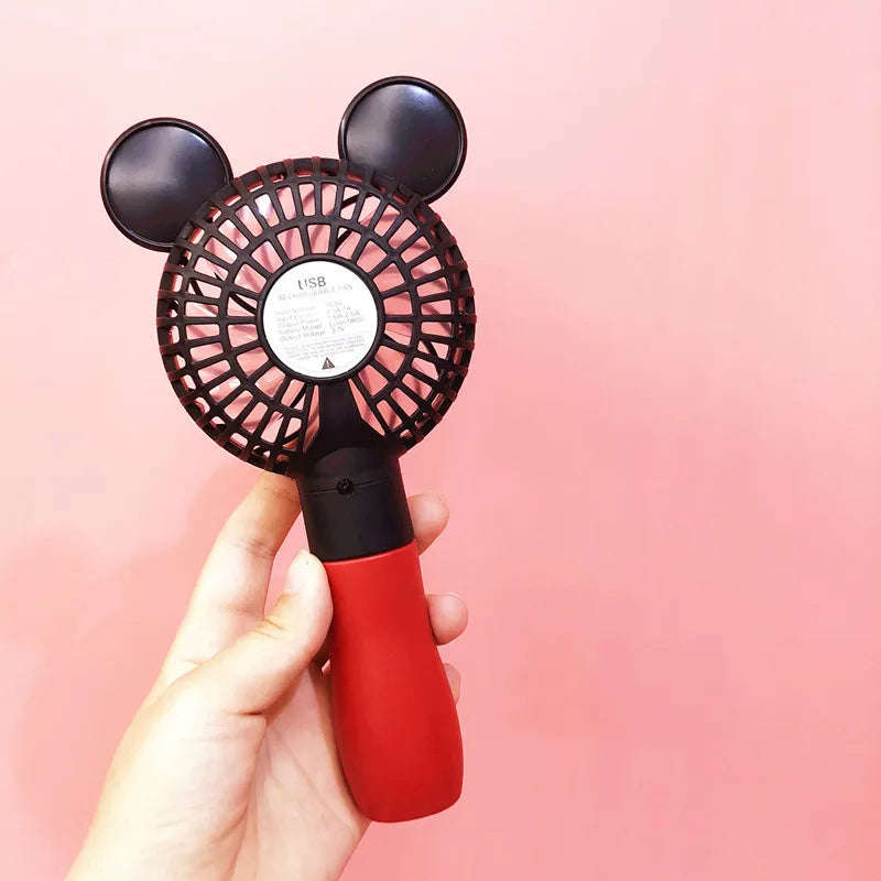 ZS - Kawaii Handheld Mini Rechargeable Fan - Pink