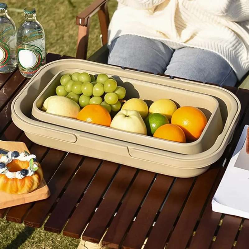 ZS - Multifunctional Foldable Picnic Box - Gray