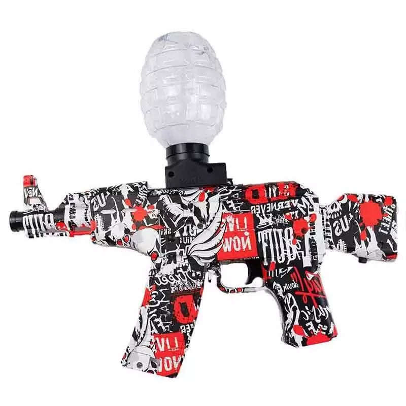 ZS - Combat Gun Gel Ball Blaster Rechargeable Red & White