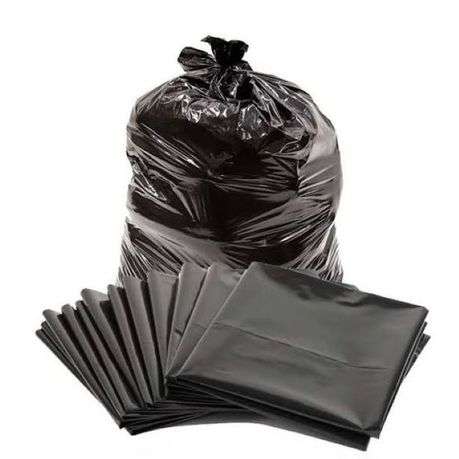 ZS - Refuse Bags Heavy Duty Black Bags - 200 Pcs