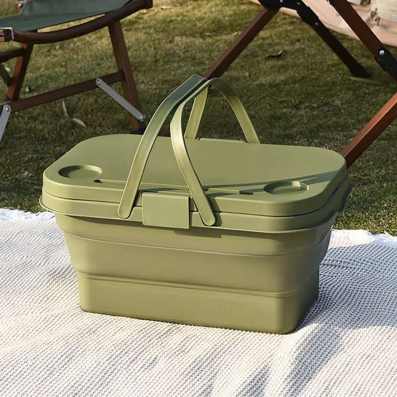 ZS - Multifunctional Foldable Picnic Box - Gray