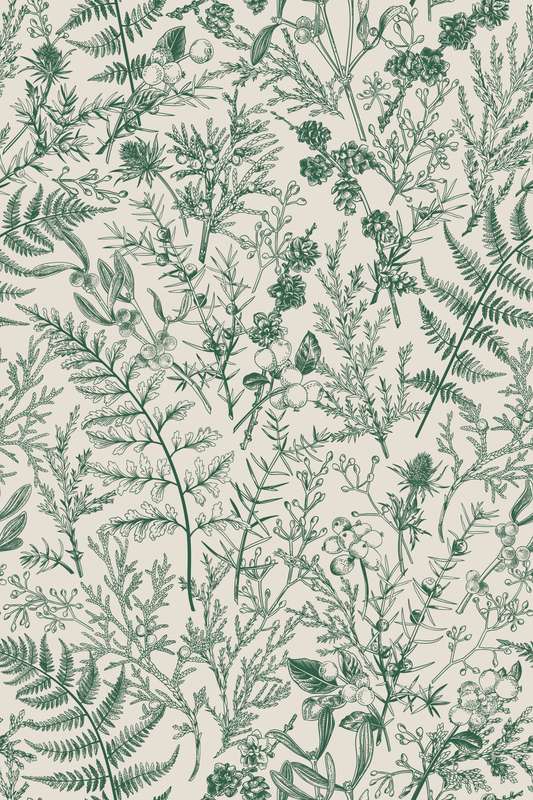 Fronds of Fern Wallpaper