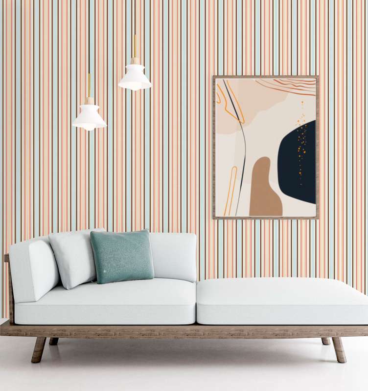 Retro Lines Wallpaper