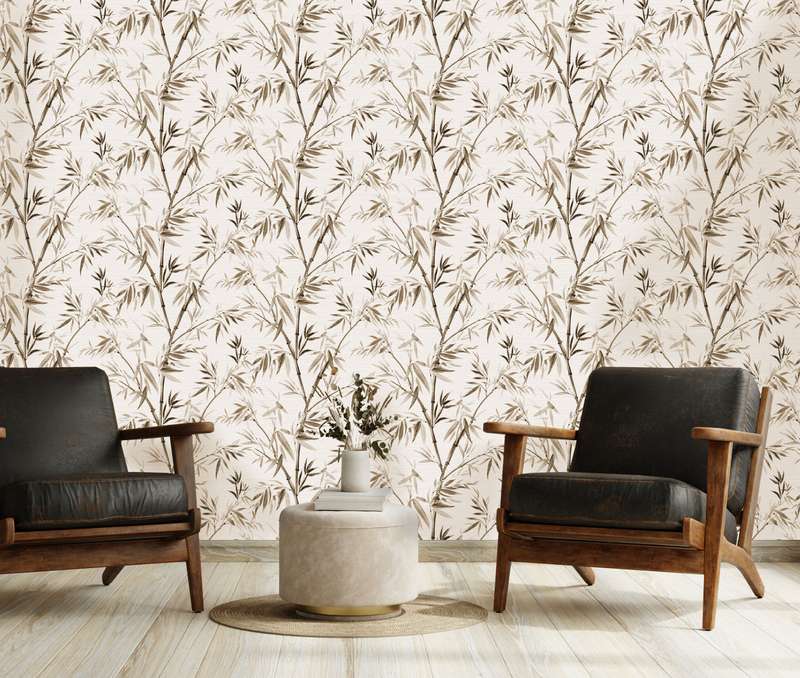 Watercolour Bamboo Wallpaper