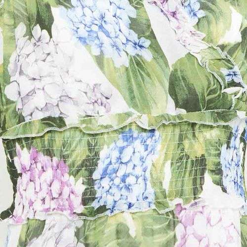 Floral Maxi Dress Green Multi