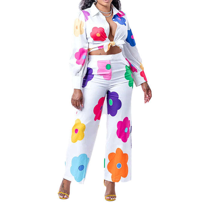 Floral Fantasy Two-Piece Set Women