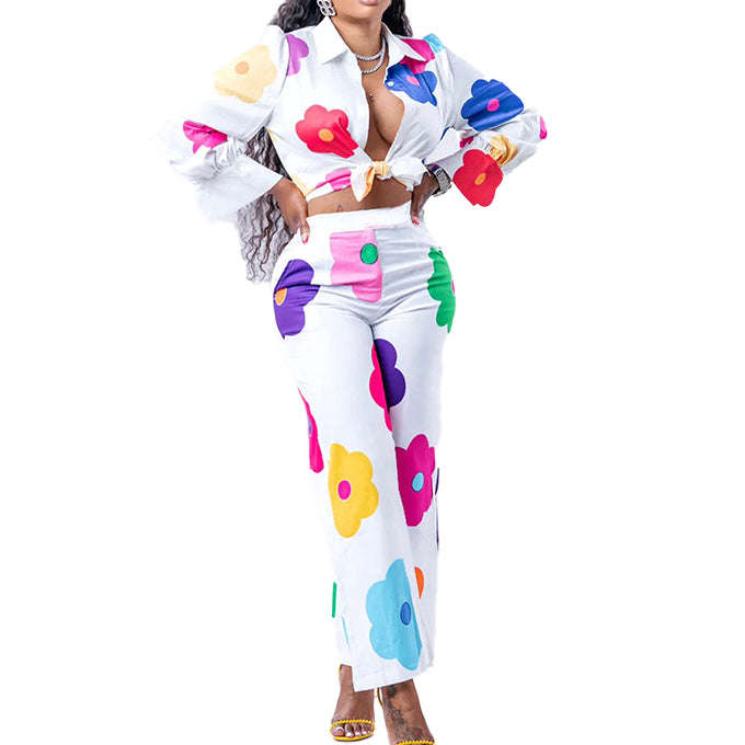 Floral Fantasy Two-Piece Set Women