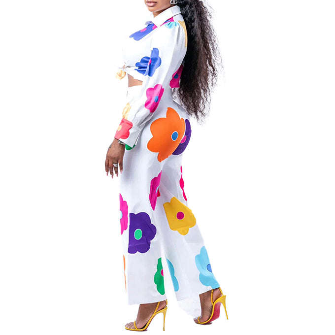 Floral Fantasy Two-Piece Set Women