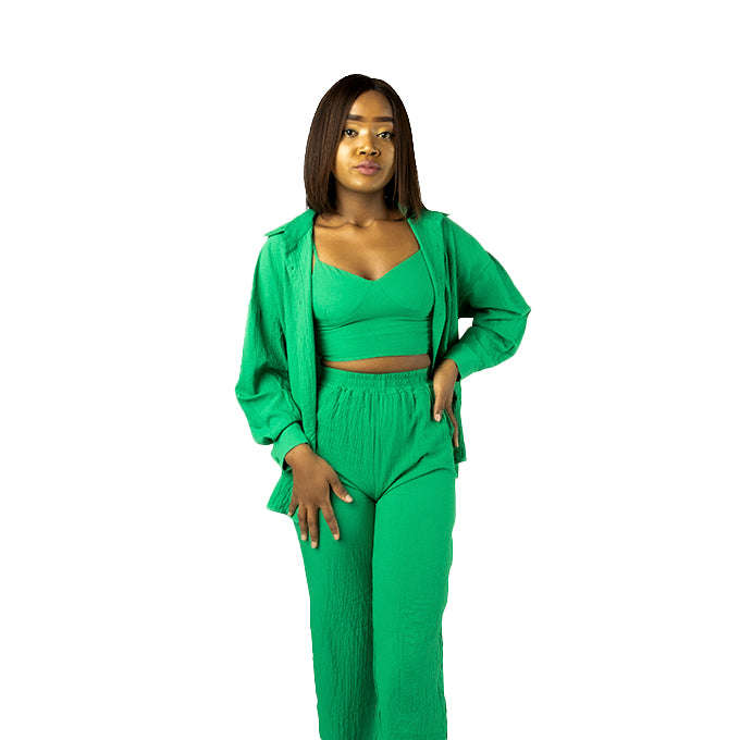 Emerald Elegance Co-ord Set