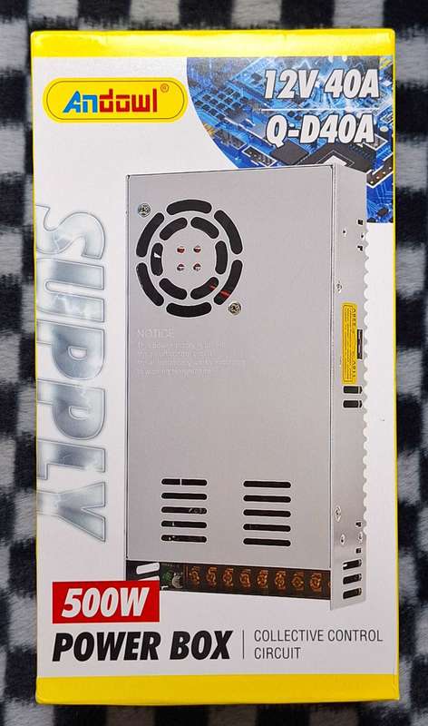 Andowl 12V 40A 500w Power Box