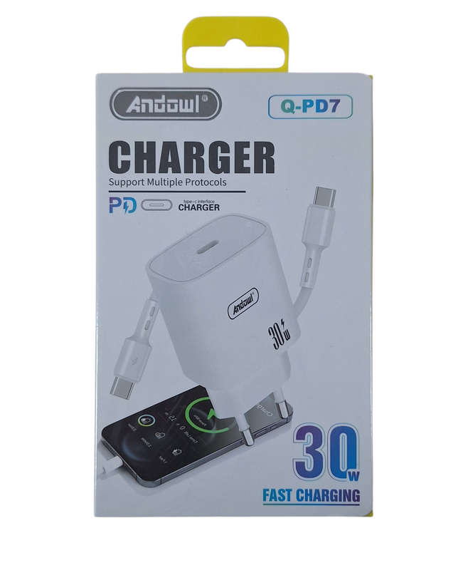 Andowl 30W USB Wall Charger  Fast, Safe & Compact Power Adapter