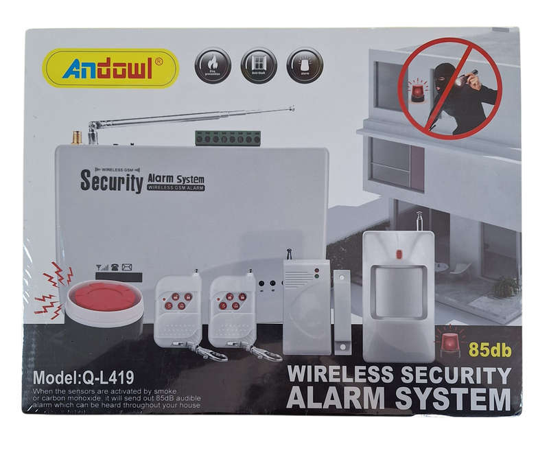Andowl 85dB Wireless Alarm  Loud, Reliable, Easy to Install