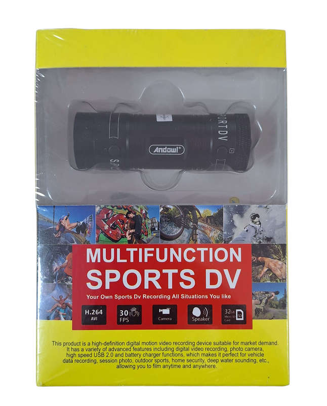 Multifunctional Sports DV Camera 1080p HD  Waterproof Action Cam with Wide-Angle Lens