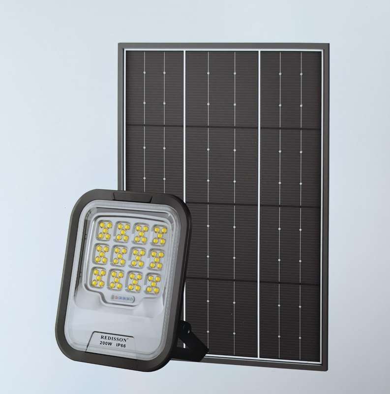 Redisson 200Watt SOLAR Outdoor LED Flood Light - Powerful and Sustainable Lighting Solution