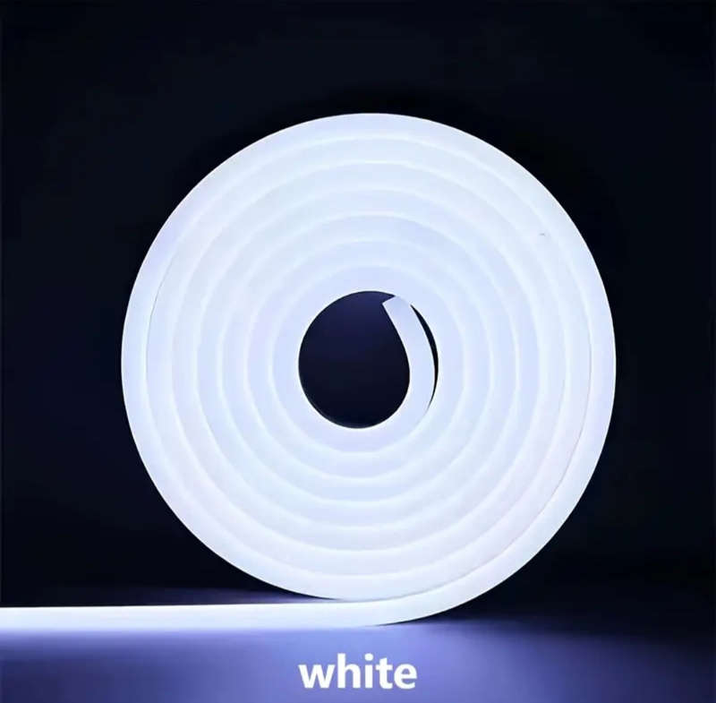Neon LED Flex 12v DC - Cool White 5m