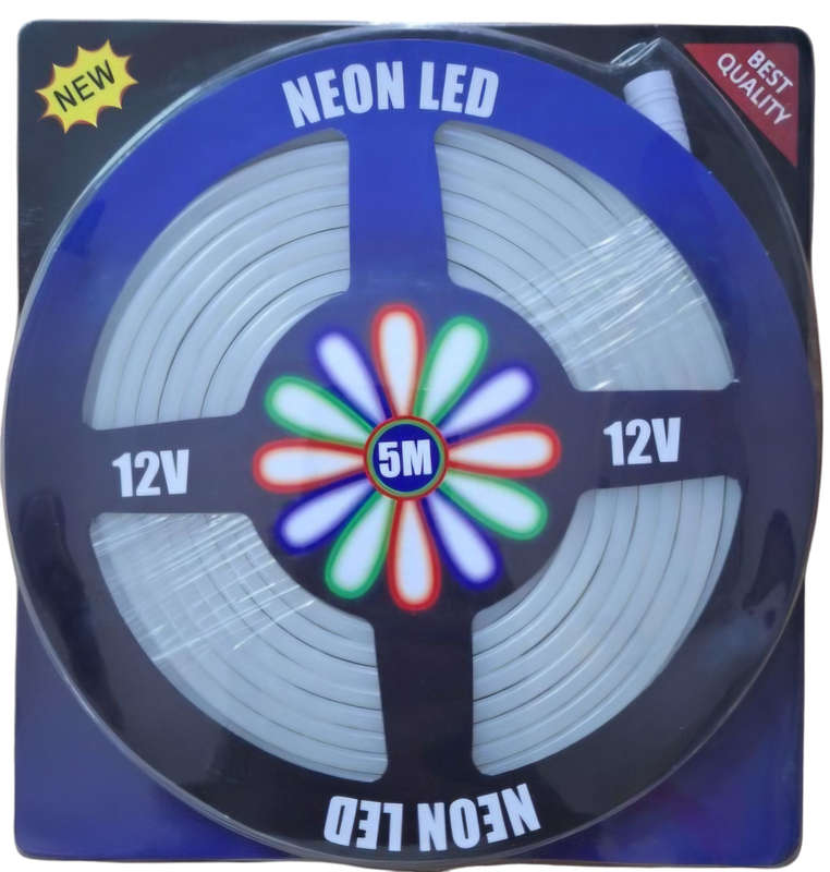 Neon LED Flex 12v DC - Cool White 5m