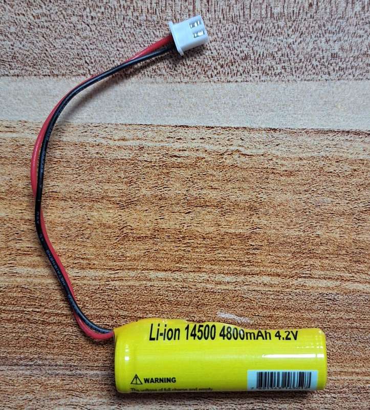 WLW Li-ion 14500 4800mAh 4.2V Battery With Connectors