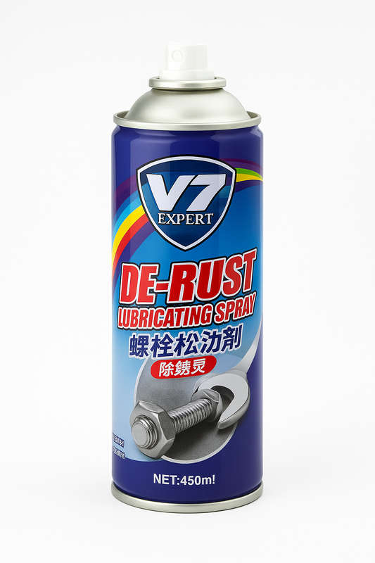 V7 De-Rust Lubricant Spray - 450ml