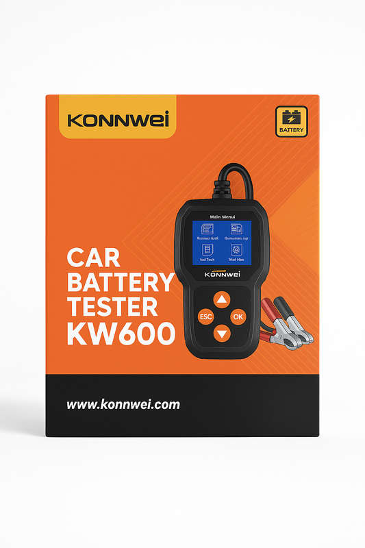 Konnwei KW600 Car Battery Tester  Advanced 12V Battery Analyzer for Vehicles