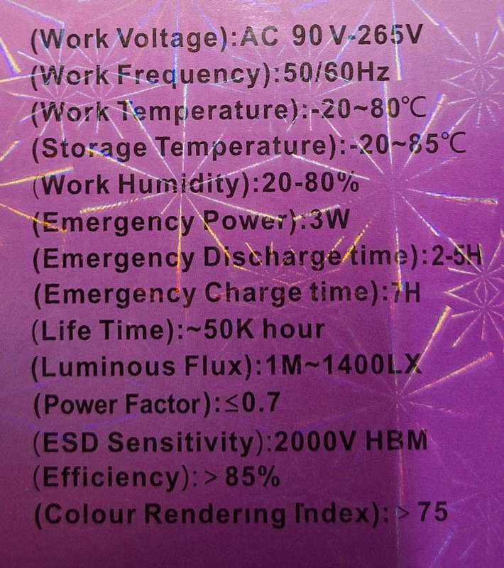 Dr. Light 12W LED Rechargeable Bulb B22