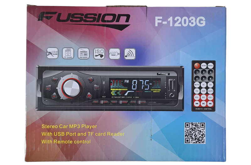 Fussion Multifunctional Bluetooth Car Radio with Remote