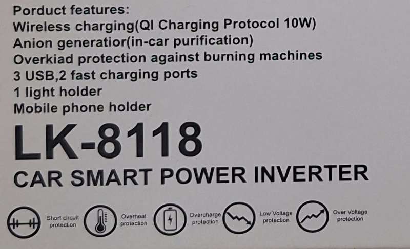 Optimize Your Ride with Andowl Smart Power Inverter: Wireless Charging for Cars