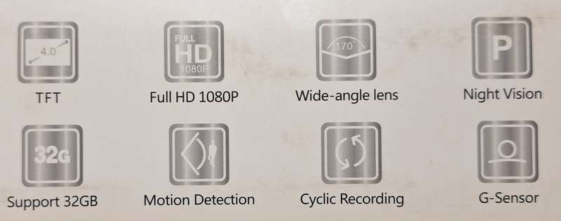 Full HD Vehicle Dash Cam/ Black Box DVR