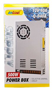 Andowl 12V 40A 500w Power Box