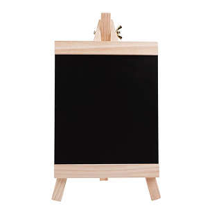Black Tripod Chalkboard 20x36cm